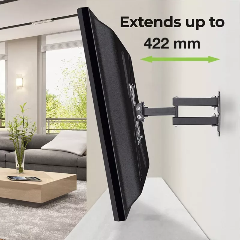 Techly ICA-PLB-136E TV laikiklis sieninis 32-55 colių juodas