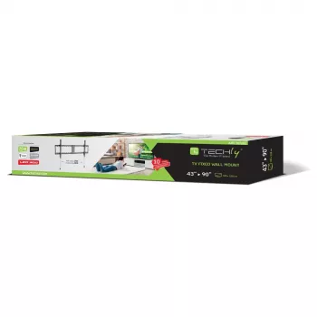 Techly fiksuotas sieninis laikiklis televizoriui LED TV LCD 43-90 col.