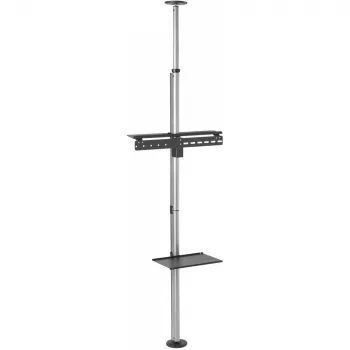 TV stovas Techly ICA-TR32 nuo grindų iki lubų, 177.8 cm (70 colių), sidabrinis
