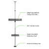 TV stovas Techly ICA-TR32 nuo grindų iki lubų, 177.8 cm (70 colių), sidabrinis