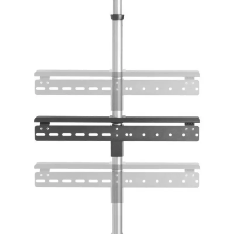 TV stovas Techly ICA-TR32 nuo grindų iki lubų, 177.8 cm (70 colių), sidabrinis