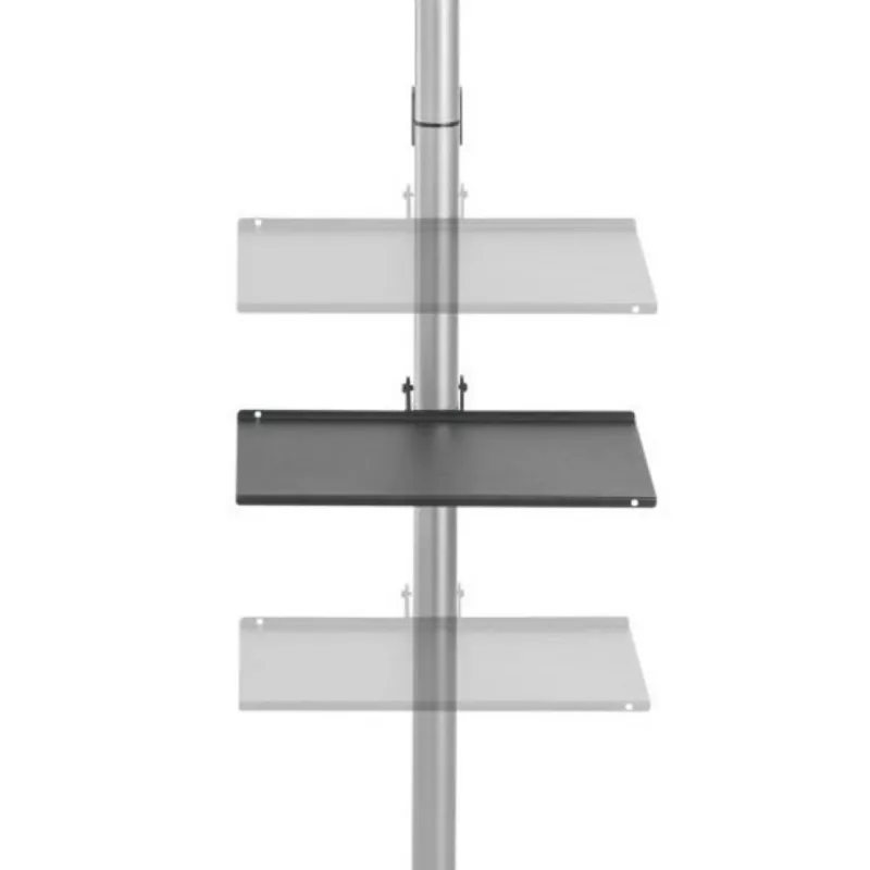TV stovas Techly ICA-TR32 nuo grindų iki lubų, 177.8 cm (70 colių), sidabrinis