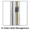 TV stovas Techly ICA-TR32 nuo grindų iki lubų, 177.8 cm (70 colių), sidabrinis