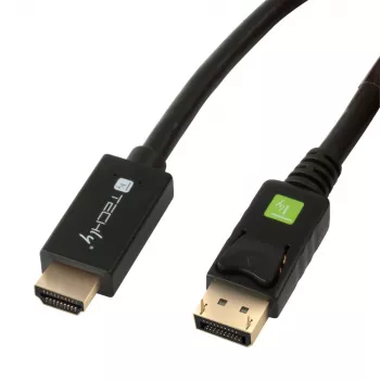 Techly Converter laidas 1m DisplayPort į HDMI 1.2 4K ICOC DSP-H12-010