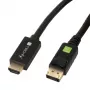 Techly Converter laidas 1m DisplayPort į HDMI 1.2 4K ICOC DSP-H12-010