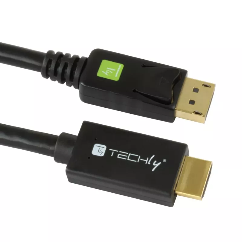 Techly Converter laidas 1m DisplayPort į HDMI 1.2 4K ICOC DSP-H12-010