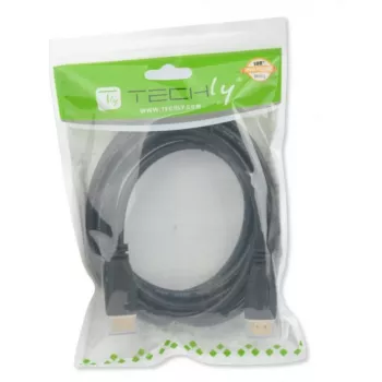 Techly HDMI 2.0 laidas A/A M/M 9m juodas 18 Gbit/s 3D