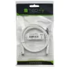 USB4 Gen 3x2 laidas Techly ICOC-MU4-40G240W1 1 m USB-C baltas