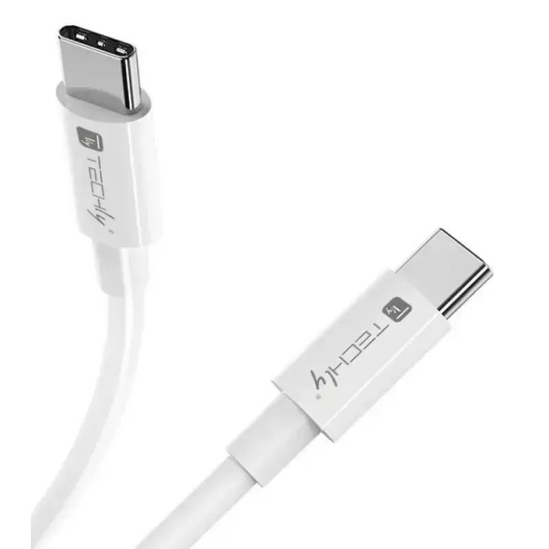 USB4 Gen 3x2 laidas Techly ICOC-MU4-40G240W1 1 m USB-C baltas