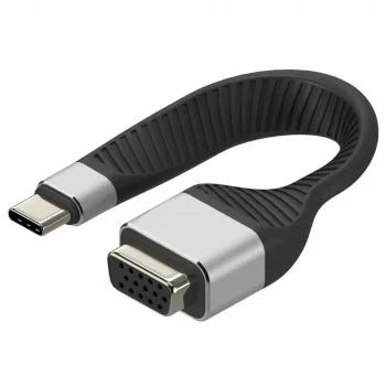 Techly ICOC-USBC-VGA vaizdo kabelio adapteris 0,12 m USB Type-C į VGA (D-Sub)