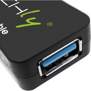 Techly ICUR30100G USB 3.2 Gen 1 laidas, USB A – USB A, 10 m, juodas