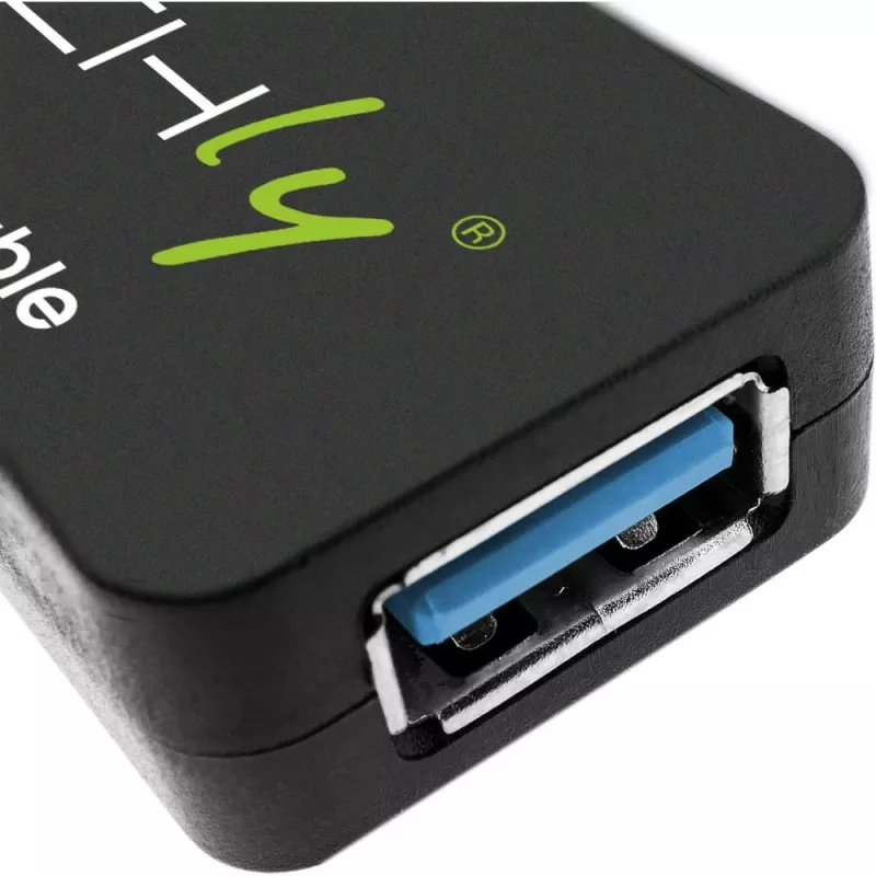 Techly ICUR30100G USB 3.2 Gen 1 laidas, USB A – USB A, 10 m, juodas