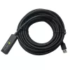 Techly ICUR30100G USB 3.2 Gen 1 laidas, USB A – USB A, 10 m, juodas