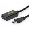 Techly ICUR3050G USB 3.2 Gen 1 (USB 3.0) ilginamasis laidas su signalo kartokliu, 5 m