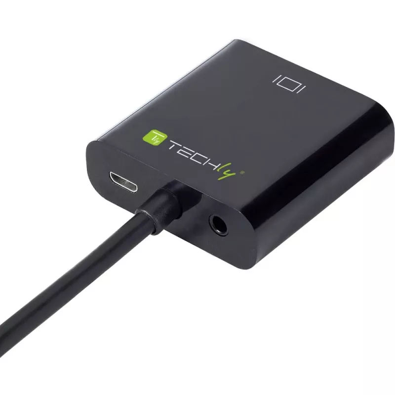 Techly HDMI į VGA adapteris su mikro USB ir garsu IDATA HDMI-VGA2AU