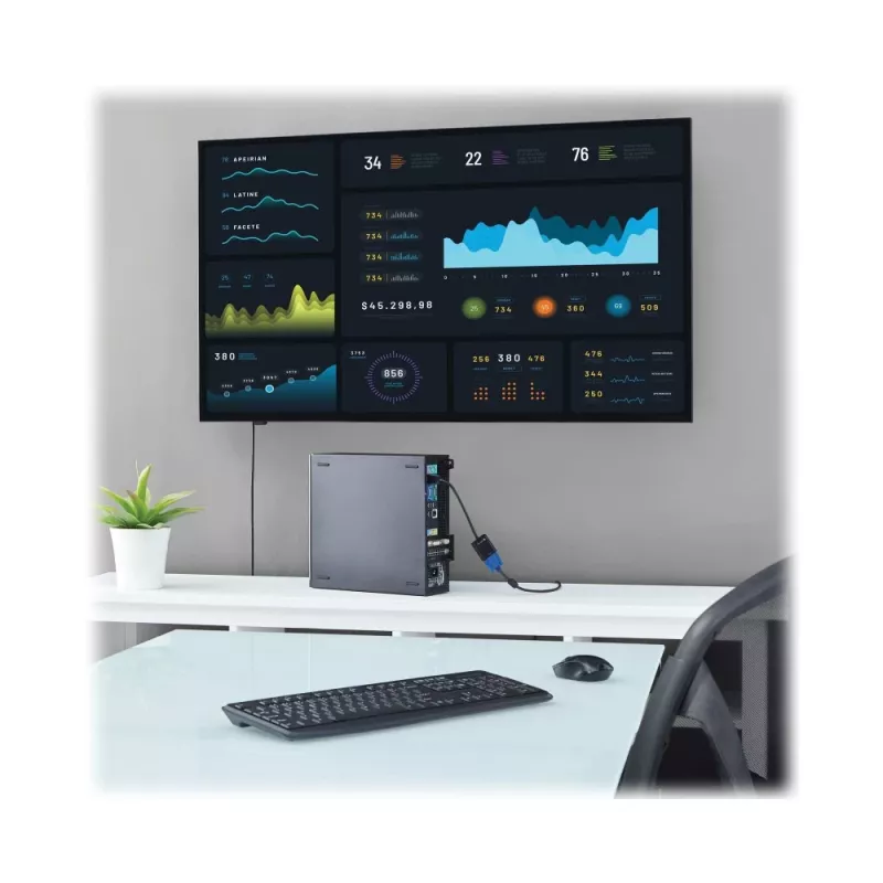Techly HDMI į VGA adapteris su mikro USB ir garsu IDATA HDMI-VGA2AU