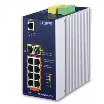 Valdomas L3 jungiklis PLANET IGS-6325-8UP2S 8 prievadai Gigabit Ethernet PoE