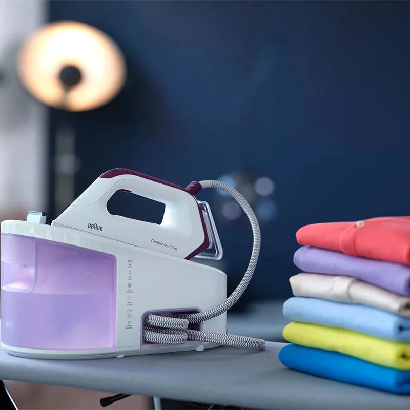 Garų lygintuvas Braun IS3155VI 2400 W 2 L EloxalPlus padas Violetinė, Balta