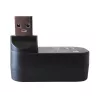 Techly IUSB3-HUB3-ROTB USB 3.2 Gen 1 trijų prievadų šakotuvas, juodas