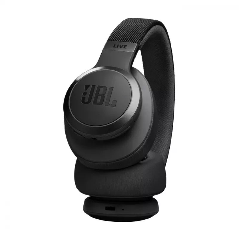 JBL Live 770NC belaidės ausinės ant galvos, skambučiai/muzika, Bluetooth, juodos