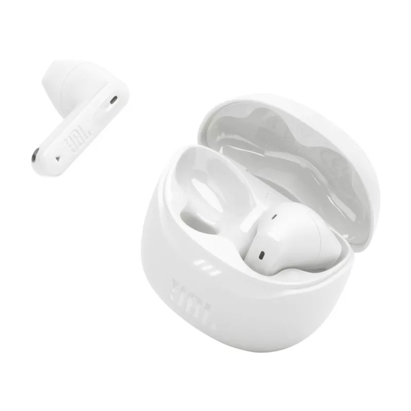 JBL Tune Flex 2 belaidžiai ausinukai TWS, į ausį, skambučiai/muzika, Bluetooth, balti