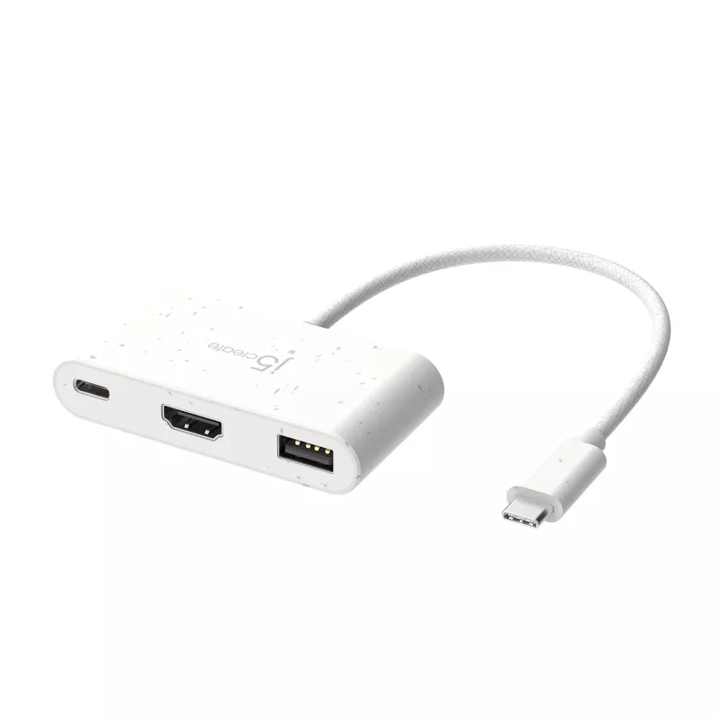 j5create JCA379EW – USB-C® į HDMI™ ir USB™ Type-A adapteris su Power Delivery