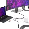 USB-C kelių prievadų adapteris j5create JCD373-N 60W Power Delivery 4K