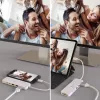 USB-C kelių prievadų adapteris j5create JCD373-N 60W Power Delivery 4K