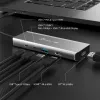 USB centras j5create JCD401 Dual 4K Multi-Port Hub sidabrinis laidinis USB 3.2 Gen 2