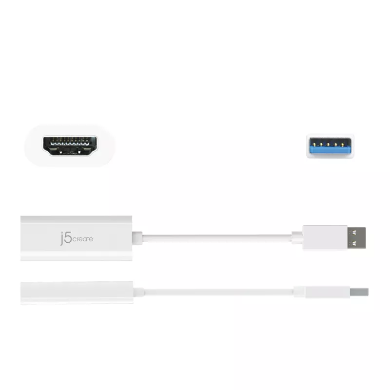 j5create JUA254 USB 3.0 HDMI adapteris keliems monitoriams