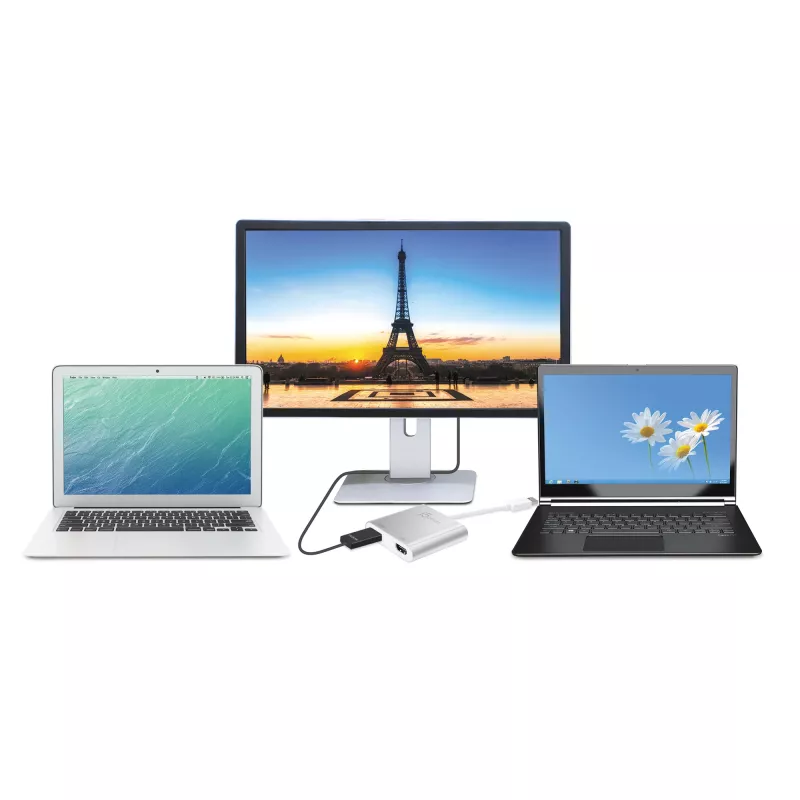 j5create JUA365 USB™ 3.0 į Dual HDMI kelių monitorių adapteris, sidabrinis