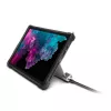Kensington rakinamas kabelio užraktas, skirtas Surface Pro ir Surface Go, 1,8 m, Kensington, raktas, anglinis plienas, juoda, sidabrinė