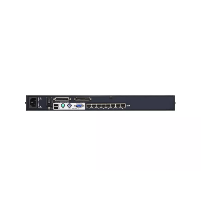 ATEN 8 prievadų Cat 5e/6 KVM jungiklis, 1920 x 1200 pikselių, Ethernet LAN, WUXGA, 5,1 W, juodas