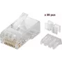 Microconnect KON503-50 RJ45 kištukas, skaidrus, 50 vnt.