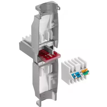 Microconnect KON522TL RJ45 laidas jungtis sidabrinė CAT6 STP