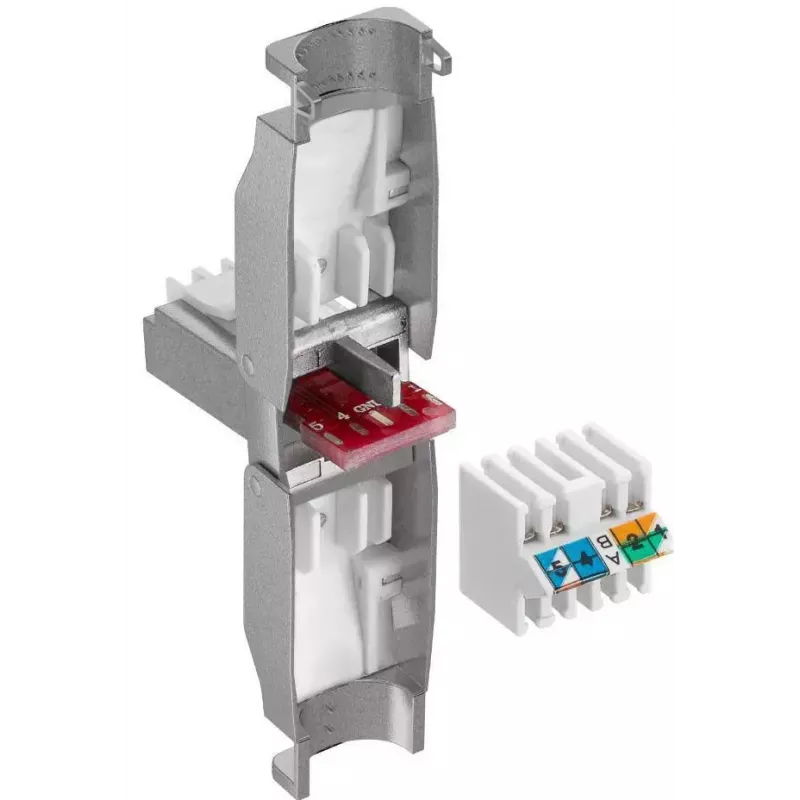 Microconnect KON522TL RJ45 laidas jungtis sidabrinė CAT6 STP