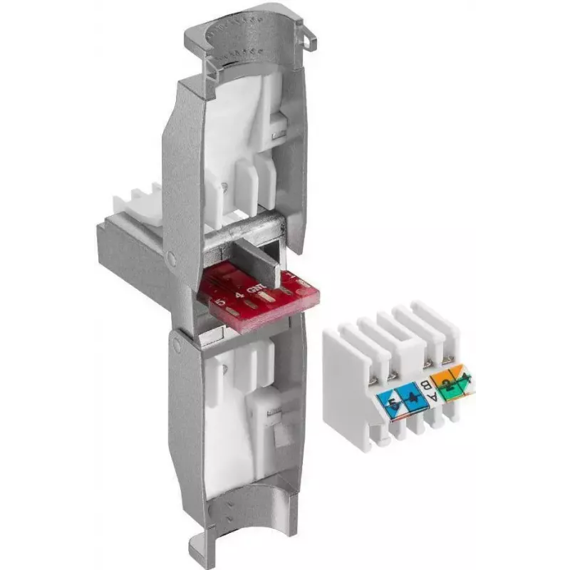 Microconnect KON522TL RJ45 laidas jungtis sidabrinė CAT6 STP