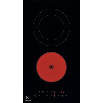 Įmontuojama elektrinė kaitlentė Electrolux Serie 300 LHR3233CK Juoda 29 cm 2 zonos