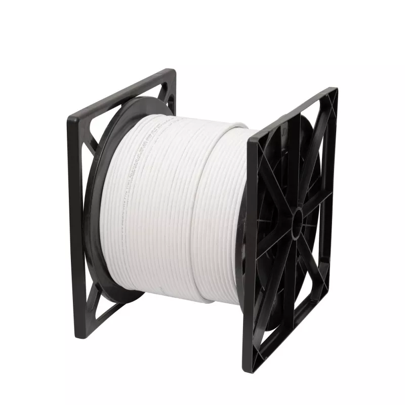 Cat6a F-UTP 4x2xAWG23 LSZH baltas 305m, gaisrinė klasė Cca