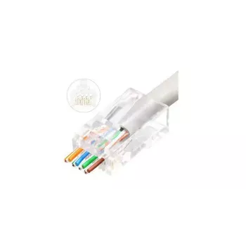 Lanview LVN125305 RJ45 kištukas – skaidrus laido jungiklis