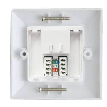 Lanview LVN126188UK kištukinis lizdas baltas