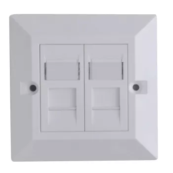 Lanview LVN126188UK-2 kištukinis lizdas su dviem moduliais