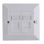Lanview LVN126188UK-2 kištukinis lizdas su dviem moduliais