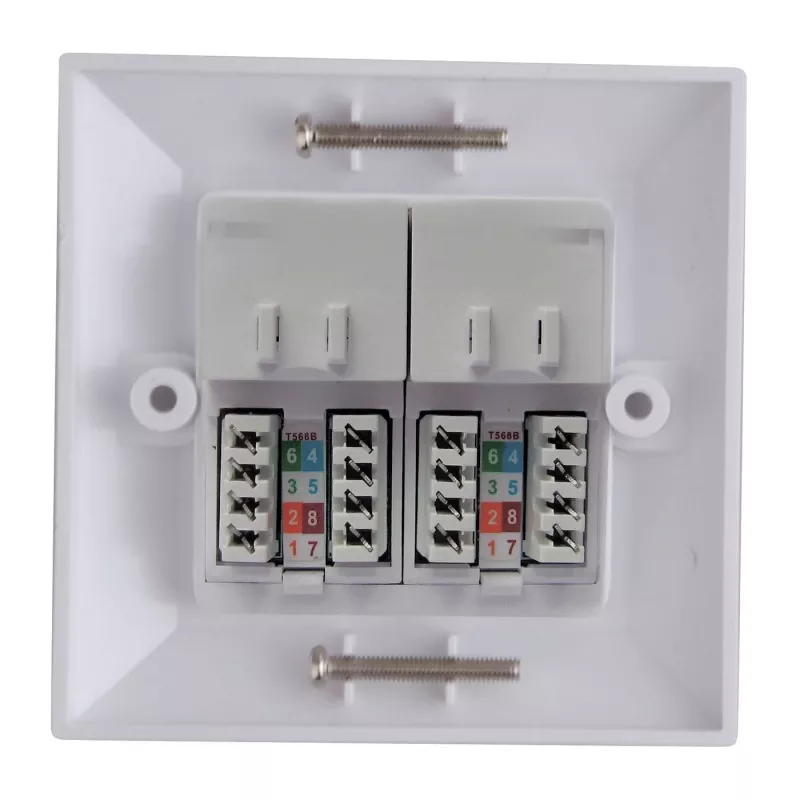 Lanview LVN126188UK-2 kištukinis lizdas su dviem moduliais