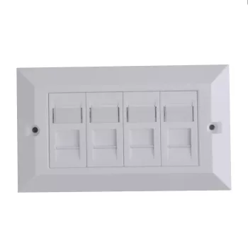 Lanview LVN126188UK-4 lizdinė dėžutė RJ-45 balta