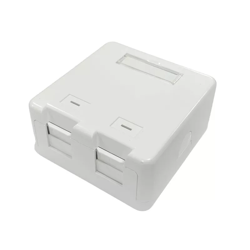 Lanview LVN127767 kištukinis lizdas 2 x RJ-45 Baltas