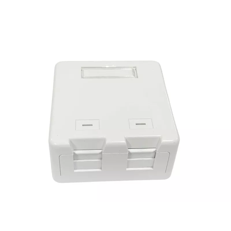 Lanview LVN127767 kištukinis lizdas 2 x RJ-45 Baltas