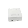 Lanview LVN127767 kištukinis lizdas 2 x RJ-45 Baltas