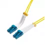 Lanview LVO231408-FLEX šviesolaidinis kabelis 3 m LC/LC geltonas