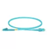 Lanview LVO231477 šviesolaidinis kabelis 1 m 2x LC 2x SC Aqua